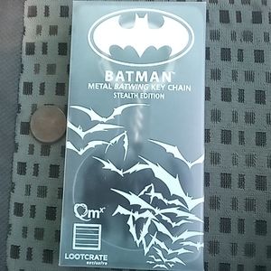 Batman metal keychain